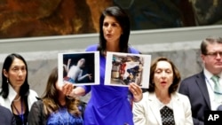 La embajadora también aseguró que la inteligencia estadounidense tiene pruebas de la autoría de Asad en el ataque con armas químicas de la semana pasada, pero estas evidencias están clasificadas.