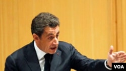 Presiden Perancis Nicolas Sarkozy