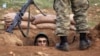 A Turkish soldier takes up position near the Syrian border in the Turkish town of Ceylanpinar, Sanliurfa province, November 30, 2012.