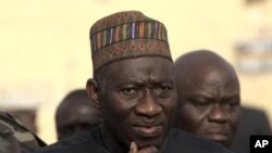 Goodluck Jonathan, à Kano, le 22 janvier 2012