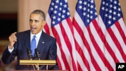 "Debemos recordar que nuestra libertad está ligada a la de los demás, no importa su apariencia, de donde vengan o cuál es su apellido o qué credo practican", dijo el presidente Barack Obama.