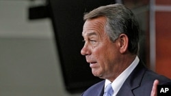 House Speaker John Boehner on Capitol Hill in Washington , May 16, 2013. 