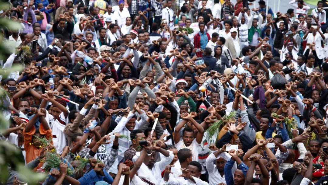 ፋይል- ጥቕምቲ 2,2016 ኣብ ቢሾፍቱ ኣንጻር መንግስቲ ዝተኻይደ ተቓውሞ 