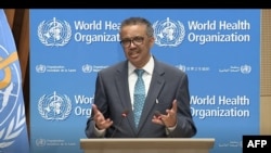 This video grab taken on May 18, 2020 from the website of the World Health Organization shows WHO Director-General Tedros Adhanom Ghebreyesus speaking through video link at the World Health Assembly virtual meeting from the WHO headquarters in Geneva. (Photo: WHO/AFP)