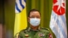 Juru bicara militer Myanmar Jenderal Zaw Min Tun menghadiri konferensi pers menjelang dimulainya masa jabatan parlemen baru dan pembentukan pemerintahan baru di Naypyitaw, Myanmar, 26 Januari 2021. (Foto: REUTERS/Thar Byaw)