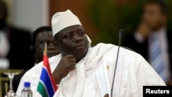 L'ancien président de la Gambie, Yahya Jammeh, le 27 septembre 2009.