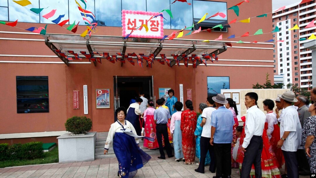 北韓週日（7月21日）舉行人民會議代議員選舉投票，選出省級、市政與縣議會代表。