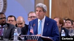 El secretario de Estado, John Kerry, habló sobre la "sumamente preocupante" situación de Venezuela.