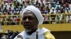 Mahmoud Dicko, chef du Haut Conseil islamique du Mali, s'exprime lors d'un rassemblement à Bamako, le 12 août 2012. REUTERS/Adama Diarra (MALI - Tags: POLITICS CIVIL UNREST) 