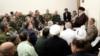 El líder supremo de Irán, el ayatolá Ali Jamenei, habla durante una reunión con los comandantes de las fuerzas armadas iraníes en Teherán, el 21 de abril de 2024. Oficina del líder supremo de Irán 