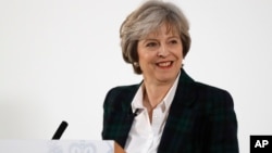 Perdana Menteri Inggris, Theresa May (foto: dok).