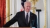 Presiden AS Joe Biden saat memberikan konferensi pers di Tokyo, Jepang Senin (23/5). 