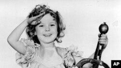 FILE - In this 1933 file photo, Shirley Temple is seen in her role as "Little Miss Marker." 