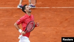 Novak Djokovic durante el Adria Tour en el Novak Tennis Center en Belgrado, Serbia, 12 de junio de 2020. Fotografía tomada el 12 de junio de 2020.