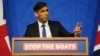 Le Premier ministre conservateur Rishi Sunak a fait de ce projet le socle de sa politique de lutte contre l'immigration clandestine.
