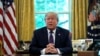 Presiden AS Donald Trump ketika berbicara dengan media di White House, Washington, 26 Juli 2019. (Foto: AP/Carolyn Kaster)