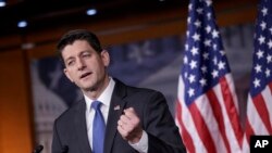 Ketua DPR Amerika Paul Ryan (Foto: dok).