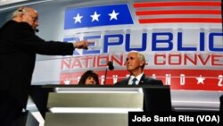 Mike Pence prepara discurso de hoje à noite