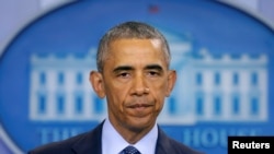 Barack Obama parle du pire massacre que les États-Unis est connu, le 12 juin 2016.