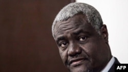 Mwenyekiti wa Kamisheni ya Umoja wa Afrika (AU) Moussa Faki Mahamat