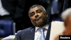 L'ancien attaquant du Brésil et sénateur Romário le 27 mai 2015.