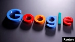 Logo de Google impreso en 3D en esta ilustración tomada el 12 de abril de 2020. 