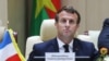 French President Emmanuel Macron takes part in a working session with leaders of the G5 Sahel West African countries during the G5 Sahel summit in Nouakchott, Mauritania June 30, 2020.