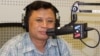 Latt Ky, Khmer Rouge Tribunal Monitor of Cambodian human rights NGO “Adhoc” discusses the challenges of the Khmer Rouge tribunal if suspects for additional cases have not been detailed, during VOA Khmer's Hello VOA radio call-in show in Phnom Penh, Thursday, April 30, 2015. (Lim Sothy/VOA Khmer)