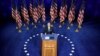 Democratic presidential nominee Joe Biden on the fourth night of the Democratic National Convention from the Chase Center on Aug. 20, 2020, in Wilmington, Delaware.