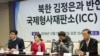 한국의 북한인권단체 'NK워치'가 7일 서울 프레스센터에서 '북한 김정은과 반인도범죄 책임자 국제형사재판소(ICC) 제소 기자회견'을 열었다. 왼쪽부터 안명철 NK워치 대표, 북한인권 피해자들, 김태훈 한반도인권과통일을위한변호사모임 상임대표.