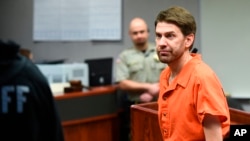 FILE - Samuel Shaffer is shown during a court hearing in Cedar City, Utah on Feb. 20, 2018.