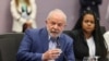 El presidente electo de Brasil, Luiz Inácio Lula da Silva, habla en la conferencia climática de la ONU COP27 en Sharm el-Sheik, Egipto, el 17 de noviembre de 2022.