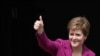 Scotland's First Minister Nicola Sturgeon arrives at Bute House, in Edinburgh, Scotland, Britain, May 9, 2021. 