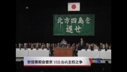 安倍索契会普京 讨论岛屿主权之争