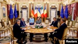 Macron, Scholz, Draghi i Iohannis u posjeti Ukrajini