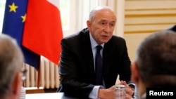 Le ministre français de l'Intérieur, Gerard Collomb, à Paris, le 13 mai 2018.