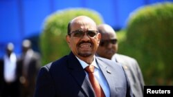 Omar el-Béchir à Khartoum le 1er novembre 2017 