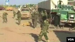 Les forces tchadiennes ont défait Boko Haram dans frontière entre le Nigeria, le 5 Février 2015.