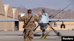 Un drone MQ-9 Reaper, Kandahar, Afghanistan, le 9 mars 2016. (REUTERS/Josh Smith/File photo)