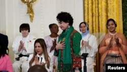 Wanawake waliopokea tuzo za ujasiri mwaka 2024 mjini Washington DC.