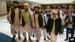 هیات مذاکره کننده طالبان در نشست مسکو