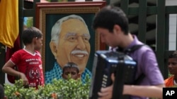 La despedida a Gabriel García Márquez es con música de vallenato, uno de las grandes pasiones del escritor.