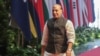 FILE - Indian Defense Minister Rajnath Singh arrives for a meeting of defense ministers in Jakarta, Indonesia, on Nov. 16, 2023. Singh said on an Indian TV news channel on April 5, 2024, that India could enter Pakistan and kill terror suspects who fled over the border.