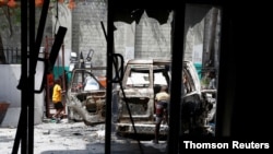 Hombres armados asesinaron al presidente haitiano en su casa, en Puerto Príncipe, foto del 8 de julio de 2021.
