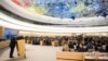 Le Secrétaire général de l'ONU Antonio Guterres à la 40e session du Conseil des droits de l'homme, le 25 février 2019 à Genève. Pour la session du 24 février 2020, il a dénoncé des "niveaux alarmants de fémicides" dans le monde. 