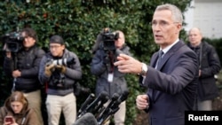 Le secrétaire général de l'OTAN, Jens Stoltenberg, à la Maison Blanche à Washington, États-Unis 14 novembre 2019. REUTERS / Jonathan Ernst