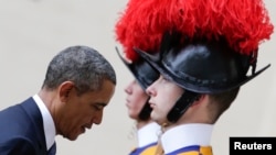 President Obama Meets Pope Francis