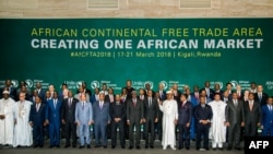 Líderes africanos assinam acordo em Kigali