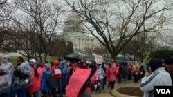 El presidente de la Cámara de Representantes, John Boehner, se dirigió a la multitud para asegurar que los legisladores estén a favor de la vida.