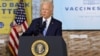 
ARCHIVO - El presidente de EE. UU., Joe Biden, pronuncia comentarios sobre la importancia de los requisitos de la vacuna COVID-19, durante una visita a un sitio de construcción de Clayco, en Elk Grove Village, Illinois, el 7 de octubre de 2021.
. 